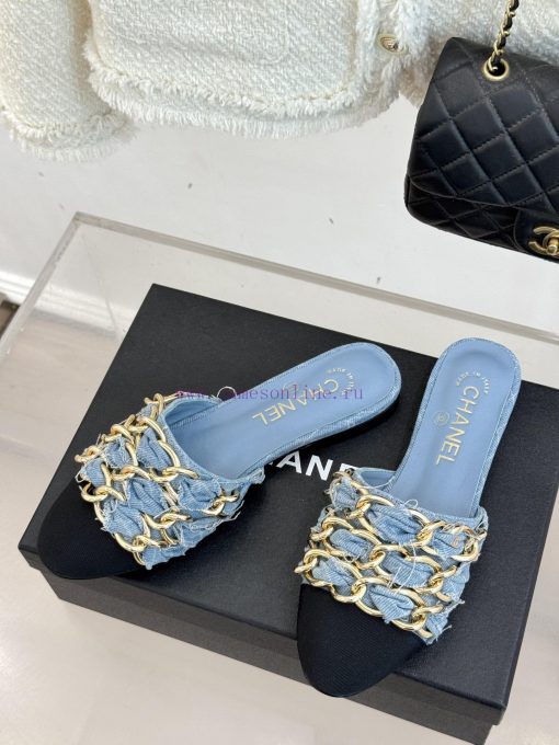 Chanel | Chanel 25K Spring/Summer New ProductsLarge Chain Double C-toe Trailer With Half Slippe y3ujgks6 - Image 3