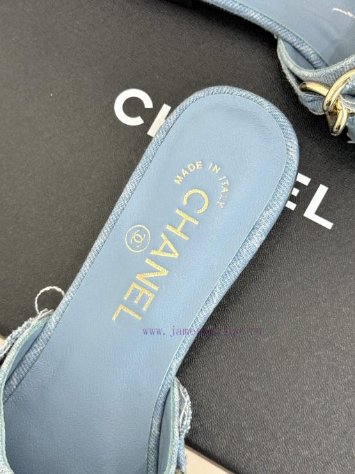 Chanel | Chanel 25K Spring/Summer New ProductsLarge Chain Double C-toe Trailer With Half Slippe y3ujgks6 - Image 9