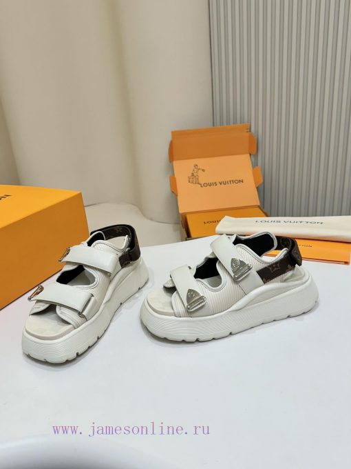 A Must-have For Summer LV Louis Vuitton Women's Sandals Exude A Sense Of Luxury**Original Fabri fptkrvpp - Image 3