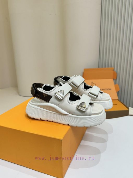 A Must-have For Summer LV Louis Vuitton Women's Sandals Exude A Sense Of Luxury**Original Fabri fptkrvpp - Image 4
