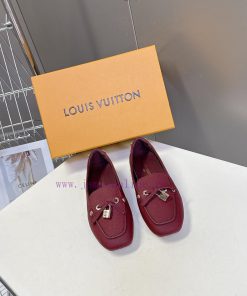 Lv Brand Louis Vuitton Autumn And Winter New Collection Of Bean Shoes Thin Soled Shoes With A L 11ilztzo