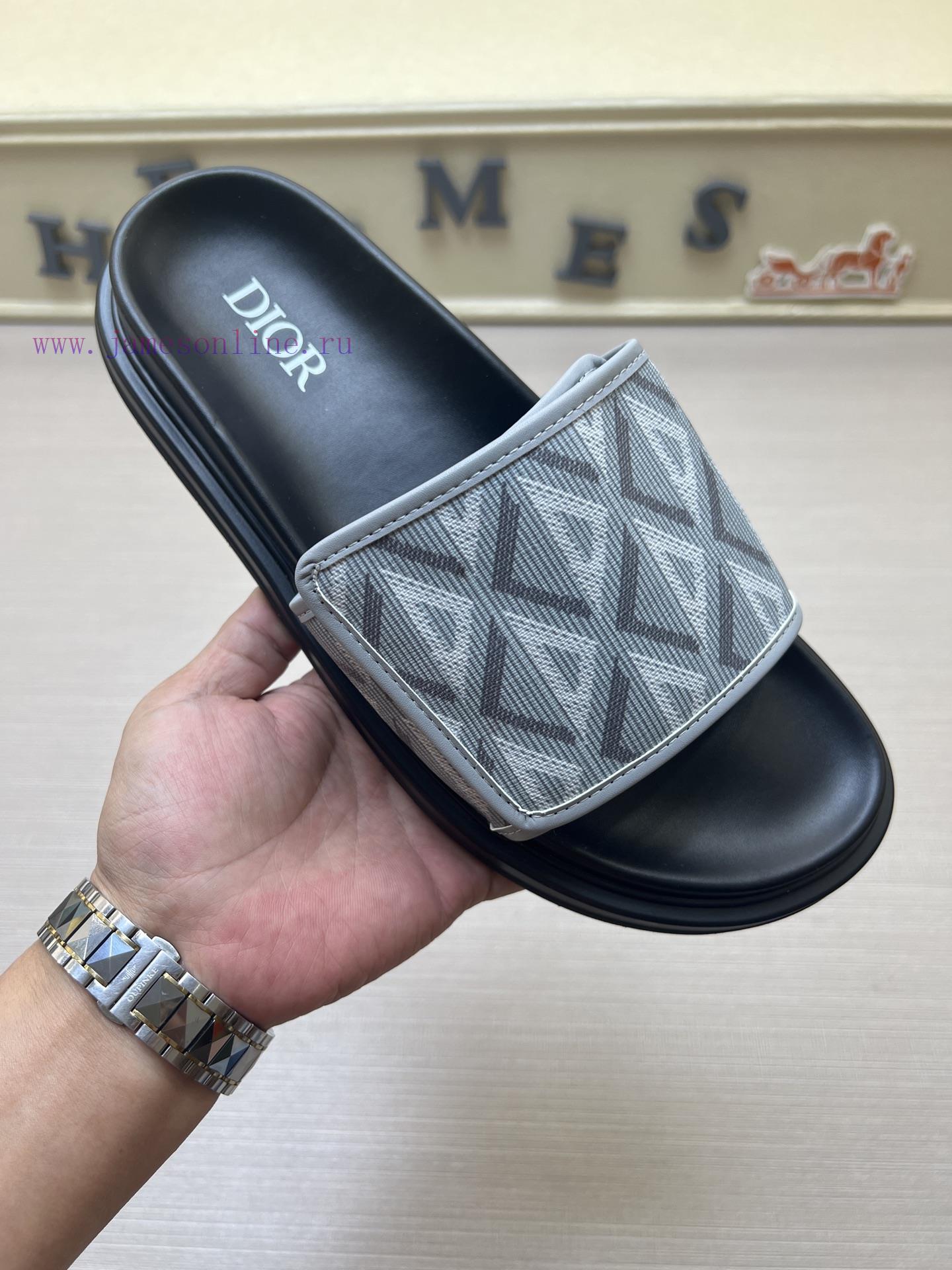DIOR~Dior High Quality Slippers In One Row Summer Men's High Quality Classic Slippers * This Di lememie3
