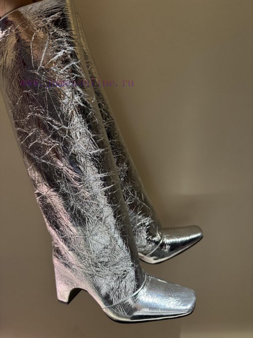 Coperni 25ss Autumn And Winter New Style Irregular Heel Straight Leg BootsThis Heel Design Comb 8urvwokp - Image 8