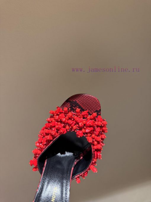 Dries Van Noten 25SS New Irregular Heel Women's ShoesEach Pair Is As Beautiful As A Work Of Art hb655y72 - Image 5
