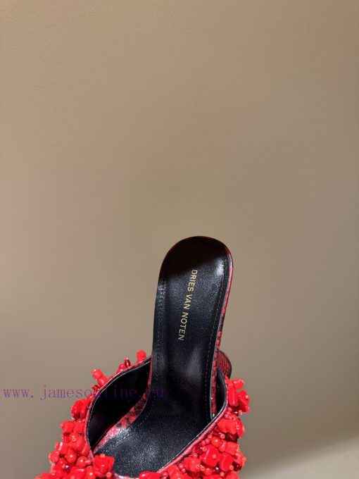 Dries Van Noten 25SS New Irregular Heel Women's ShoesEach Pair Is As Beautiful As A Work Of Art hb655y72 - Image 6