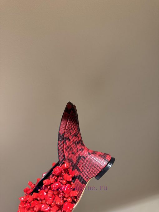 Dries Van Noten 25SS New Irregular Heel Women's ShoesEach Pair Is As Beautiful As A Work Of Art hb655y72 - Image 7