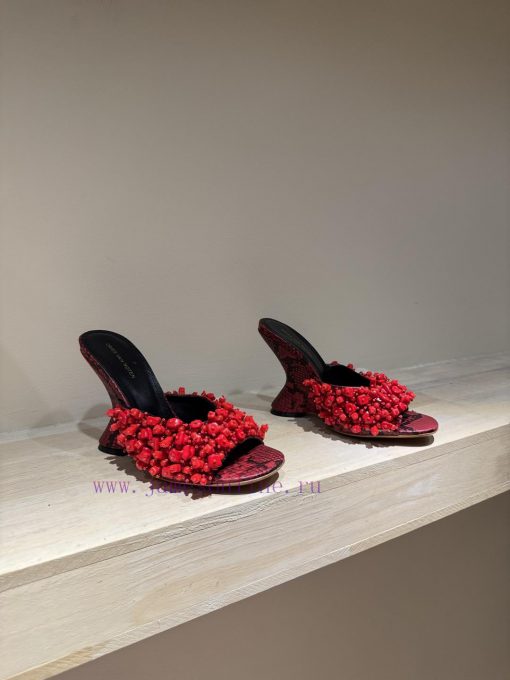 Dries Van Noten 25SS New Irregular Heel Women's ShoesEach Pair Is As Beautiful As A Work Of Art hb655y72 - Image 11