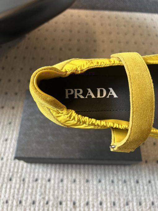 Top QualityPrada's New Women's Suede Patchwork Mary Jane ShoesPrada Adheres To The Design Philo wi5gknqz - Image 8
