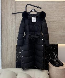 M8528 New Down Jacket ️Max Mara 90% White Goose Down Ultra Long Down Jacket Coffee Color Blac 9x3yh7j1