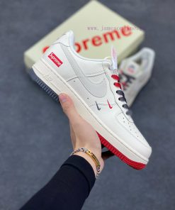 Nike Air Force 1 '07 Low "Supreme Joint - Mi Bai Hong Lan Double Combination" Air Force One Low zh3g7mtd