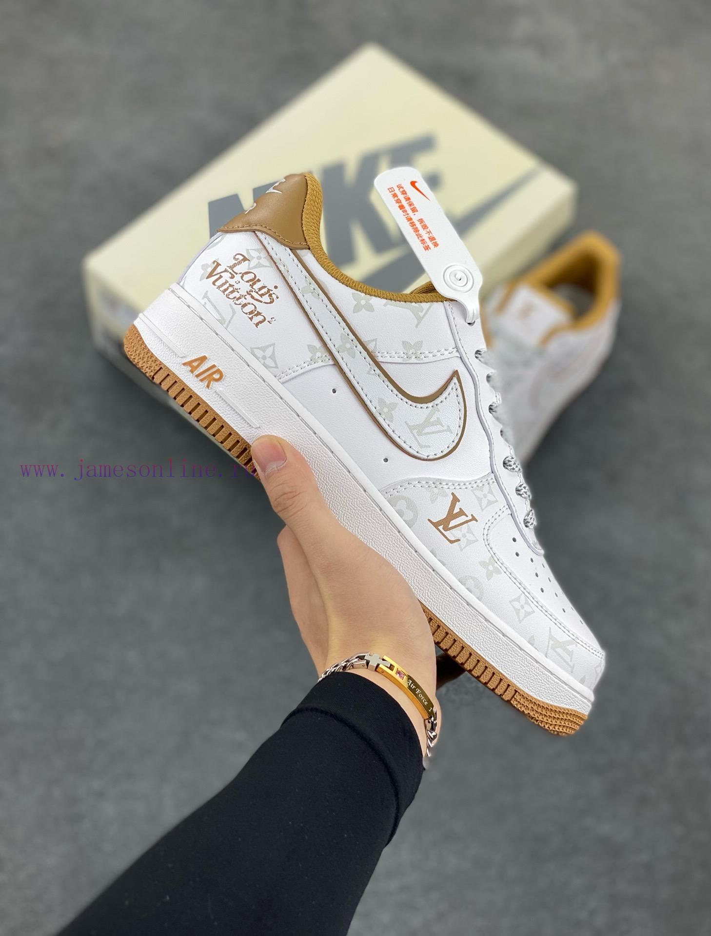 Cash Out 🎉 WelfareOriginal Local 260Nike Air Force 1 '07 Low "LV Co Branded Khaki - Night Elf" obx3e2mz