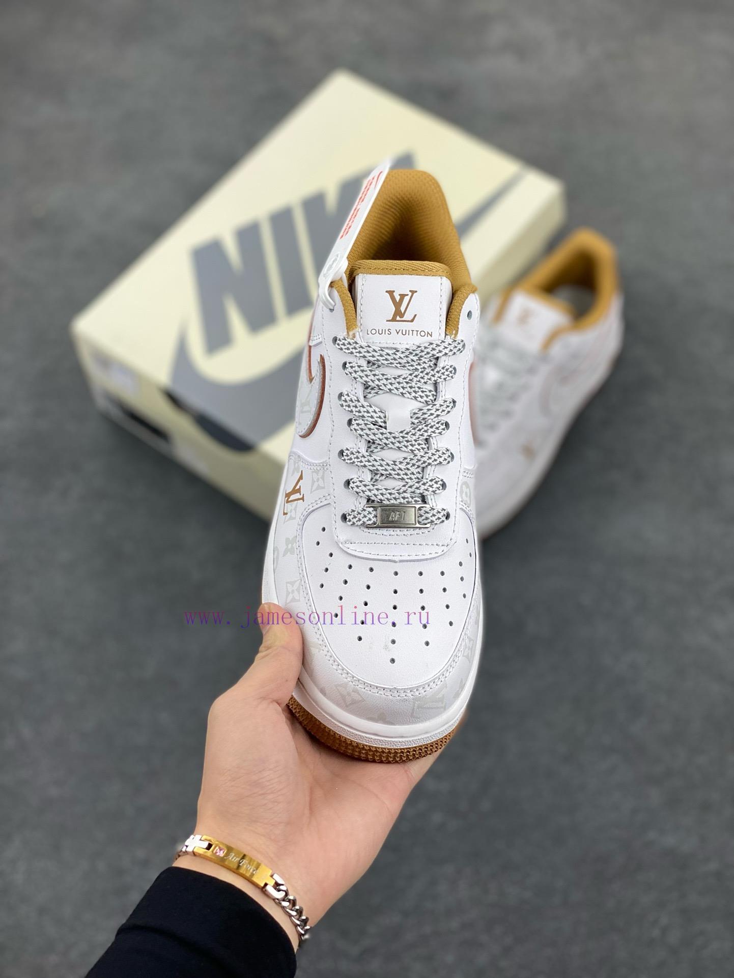 Cash Out 🎉 WelfareOriginal Local 260Nike Air Force 1 '07 Low "LV Co Branded Khaki - Night Elf" obx3e2mz - Image 3
