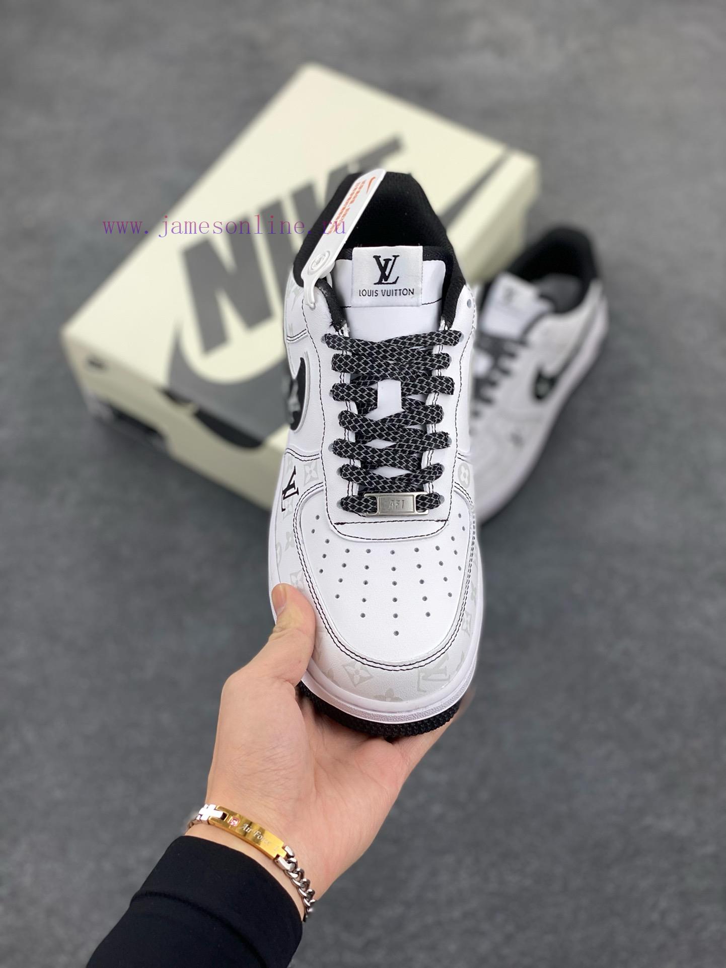 Cash Out 🎉 WelfareOriginal Local 260Nike Air Force 1 '07 Low "LV Collaboration - Dark Night El wvxe3jb8 - Image 3