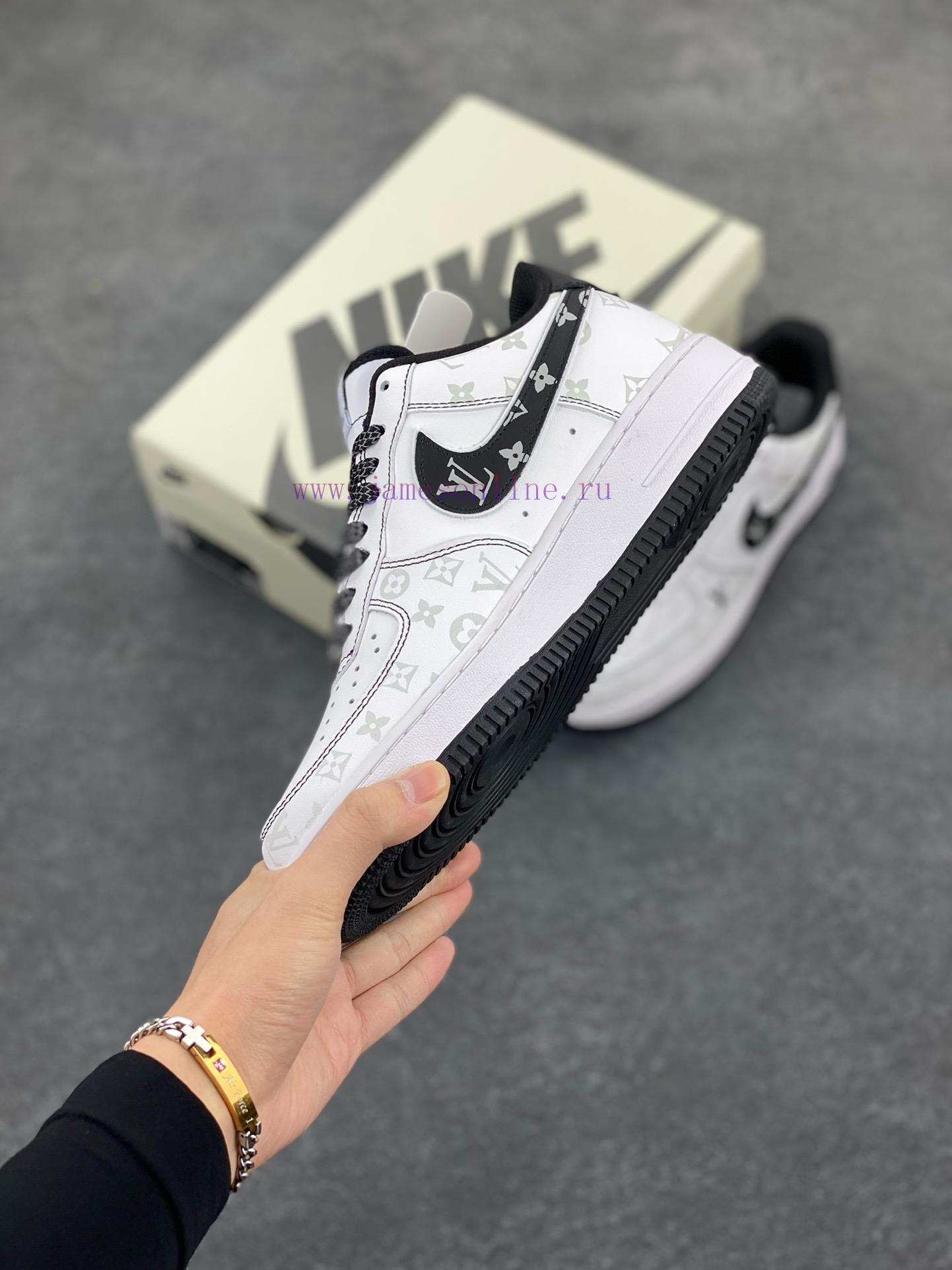 Cash Out 🎉 WelfareOriginal Local 260Nike Air Force 1 '07 Low "LV Collaboration - Dark Night El wvxe3jb8 - Image 4