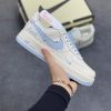 Xiaohongshu Popular Official Custom Nike Air Force 1 Low '07 "Keep Fresh" Mi Yue Lan Silver Sma 7al2faxh