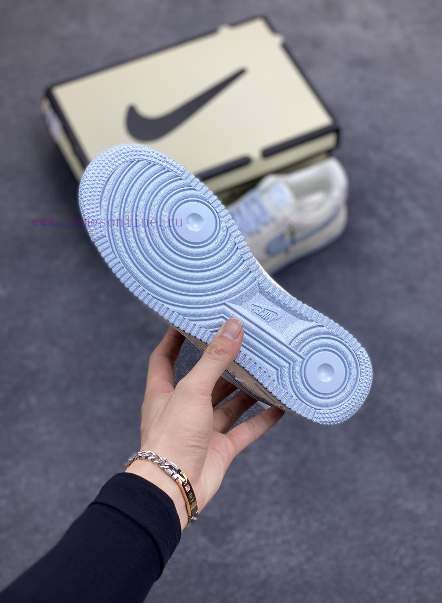 Xiaohongshu Popular Official Custom Nike Air Force 1 Low '07 "Keep Fresh" Mi Yue Lan Silver Sma 7al2faxh - Image 6