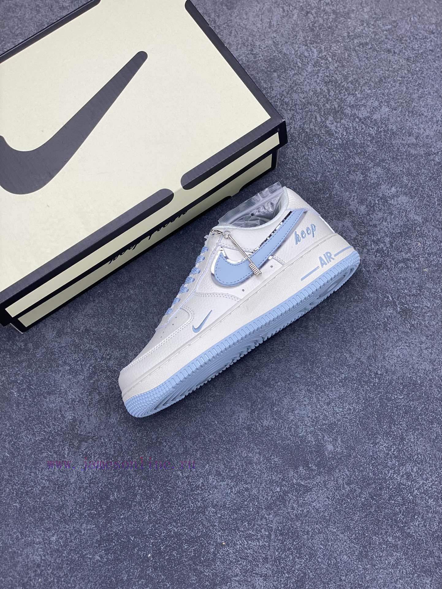 Xiaohongshu Popular Official Custom Nike Air Force 1 Low '07 "Keep Fresh" Mi Yue Lan Silver Sma 7al2faxh - Image 8