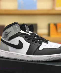 Jordan Air Jordan 1 Barons Fashionable Comfortable Anti Slip Durable Mid Top Retro Basketball S dv6n16ex