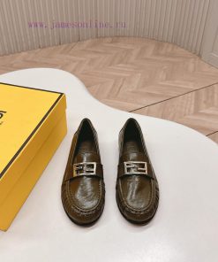 Fendi 26 Spring Collection New Single Shoes Small Leather Shoes Le Fu Shoe Last Type Versatile am6gjdg8