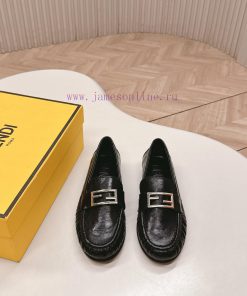 Fendi 26 Spring Collection New Single Shoes Small Leather Shoes Le Fu Shoe Last Type Versatile l4p6sygy