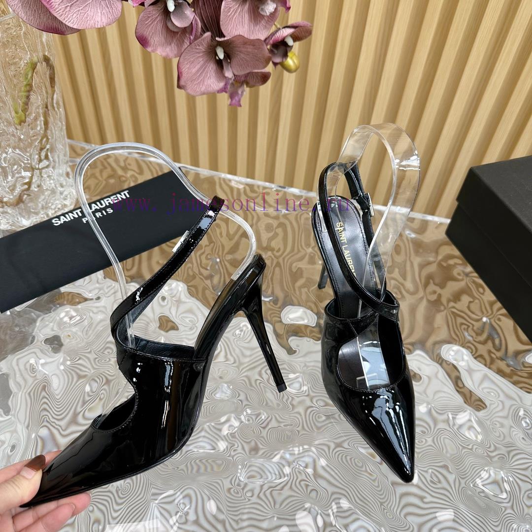 Top YSL - Saint Laurent Paris Runway Updates With Pointed Cross Strap Heel Design That Looks Ve nxalzw6b - Image 5