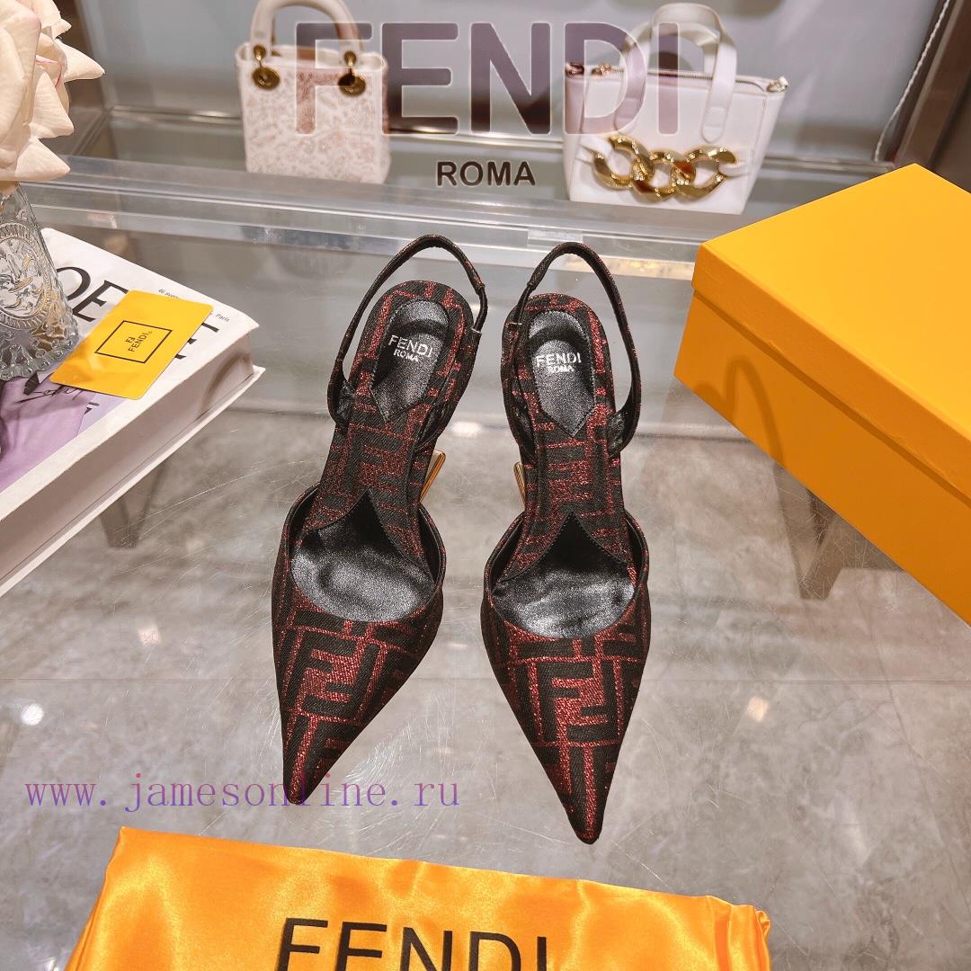 ② ⓪②④ Fen.di Frist Series Open Heel Shoes_____________________One To One Original Production Me nvlsg39x - Image 2