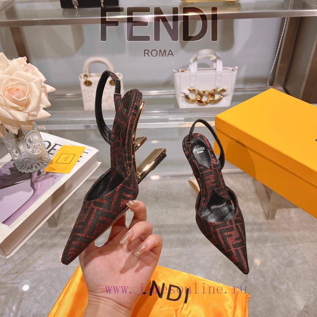 ② ⓪②④ Fen.di Frist Series Open Heel Shoes_____________________One To One Original Production Me nvlsg39x - Image 5