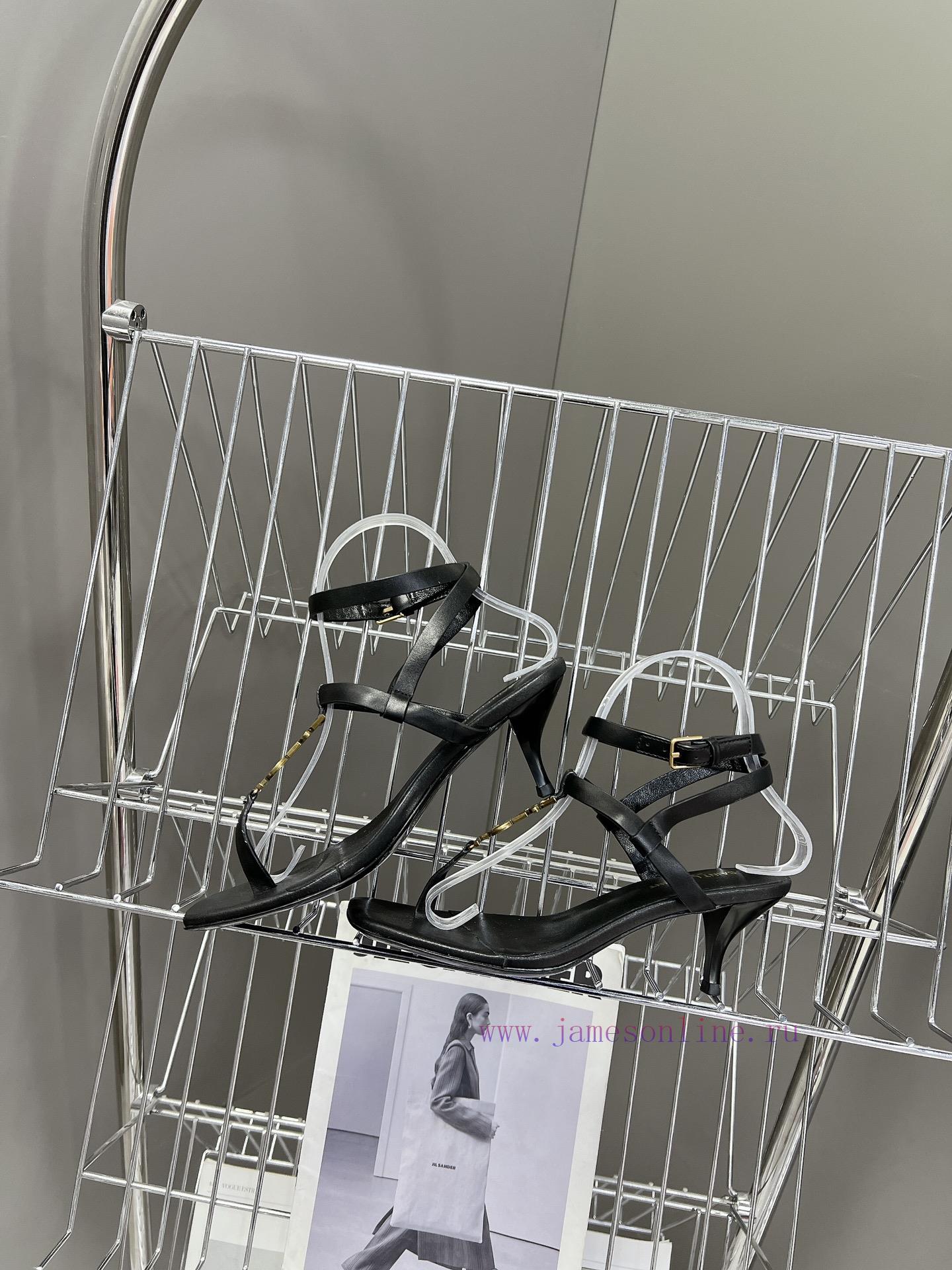 Saint Laurent 24ss Buckle High Heels SandalsThe Super Popular YSL Buckle Sandals Are Synchroniz k7rhl4q3 - Image 7