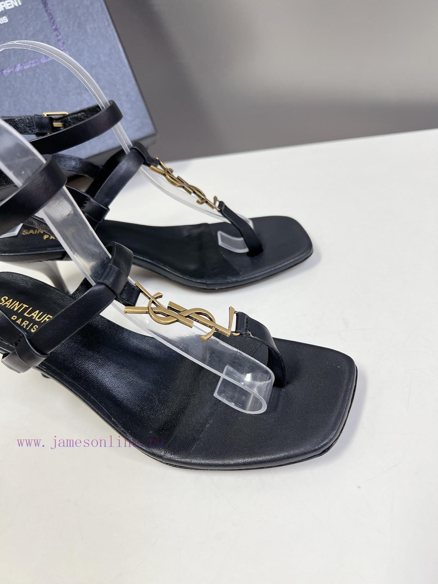 Saint Laurent 24ss Buckle High Heels SandalsThe Super Popular YSL Buckle Sandals Are Synchroniz k7rhl4q3 - Image 8