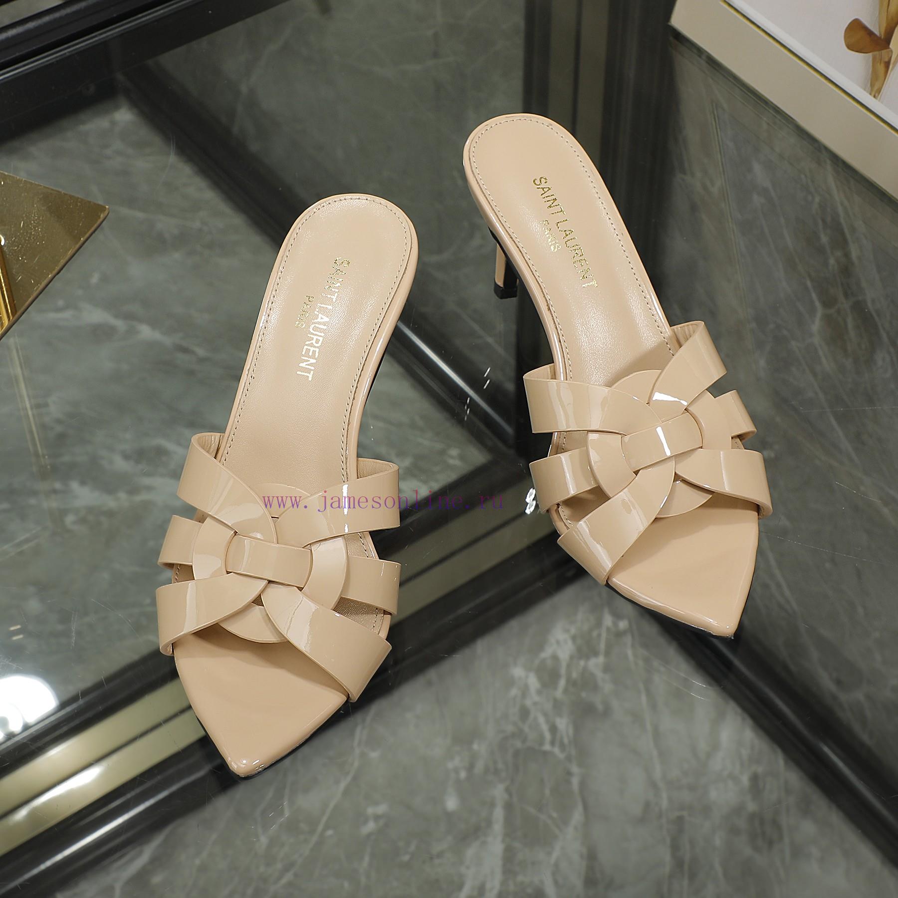 Rubber Sole P Leather Sole P280Y Saint Laurent High-heeled Slim Heeled Pointed Slippers Upgrade 7ggeh5ot - Image 10