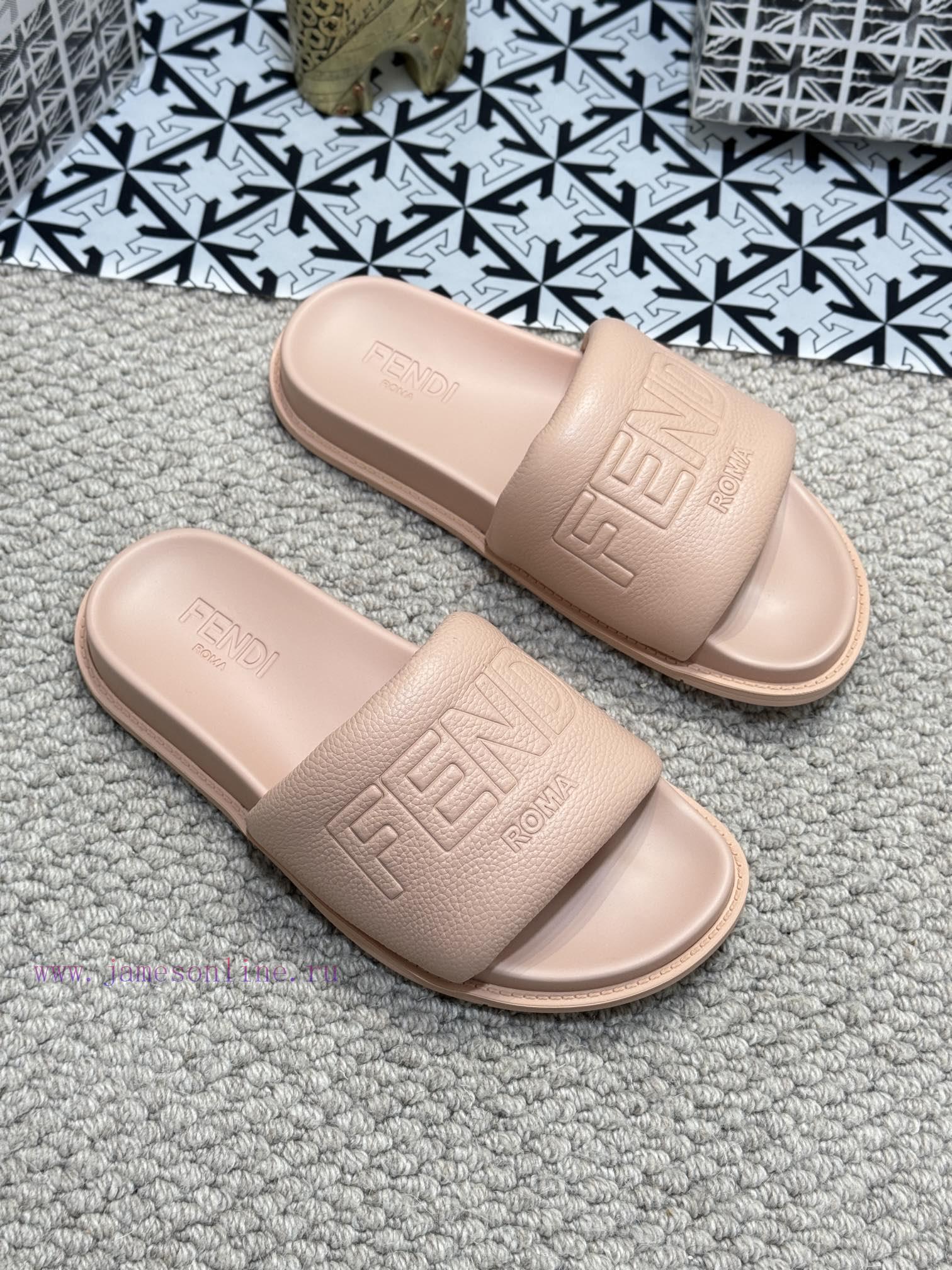🦇🦇 High End Fendi Couple Slippers~Purchasing Grade High-end 11 Mold Customization Cowhide Manuf 2yt1nys3 - Image 3