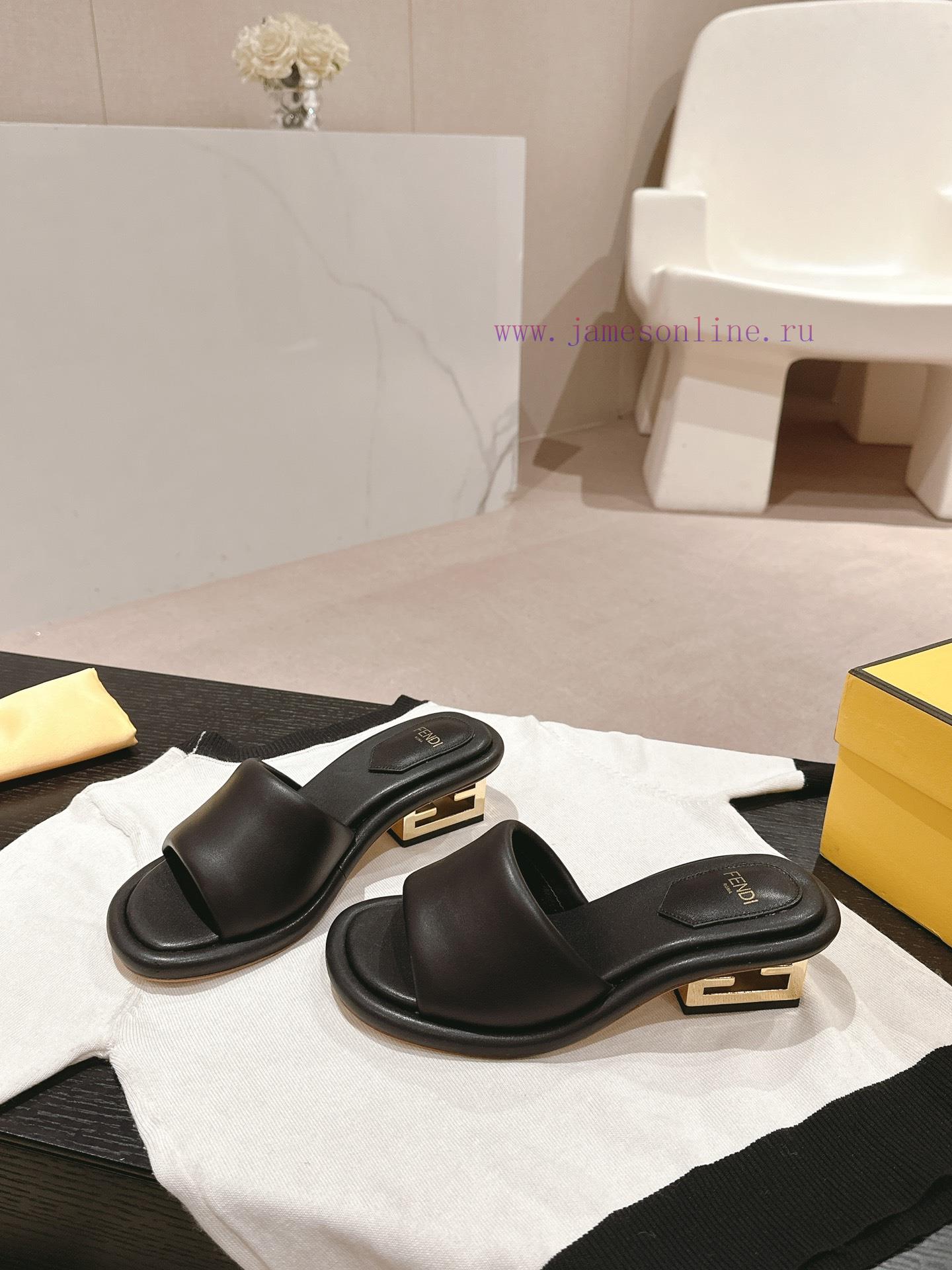 Fendi New ProductsClassic Popular Lazy Drag Top-qualityIdentify The Quality And Workmanship Of imyjownn - Image 4