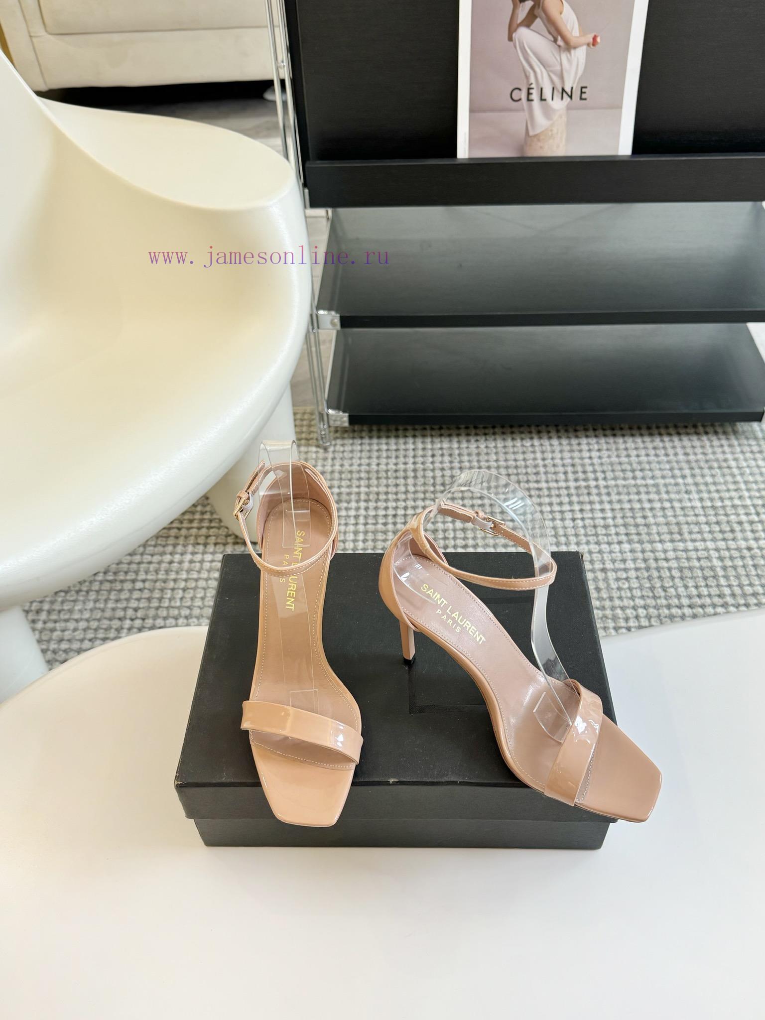 🫰YSL Saint Laurent Square Toe High HeelsOnly YSL Understands Women's Hearts The Most 🧡 Not Acce pausvs24 - Image 3
