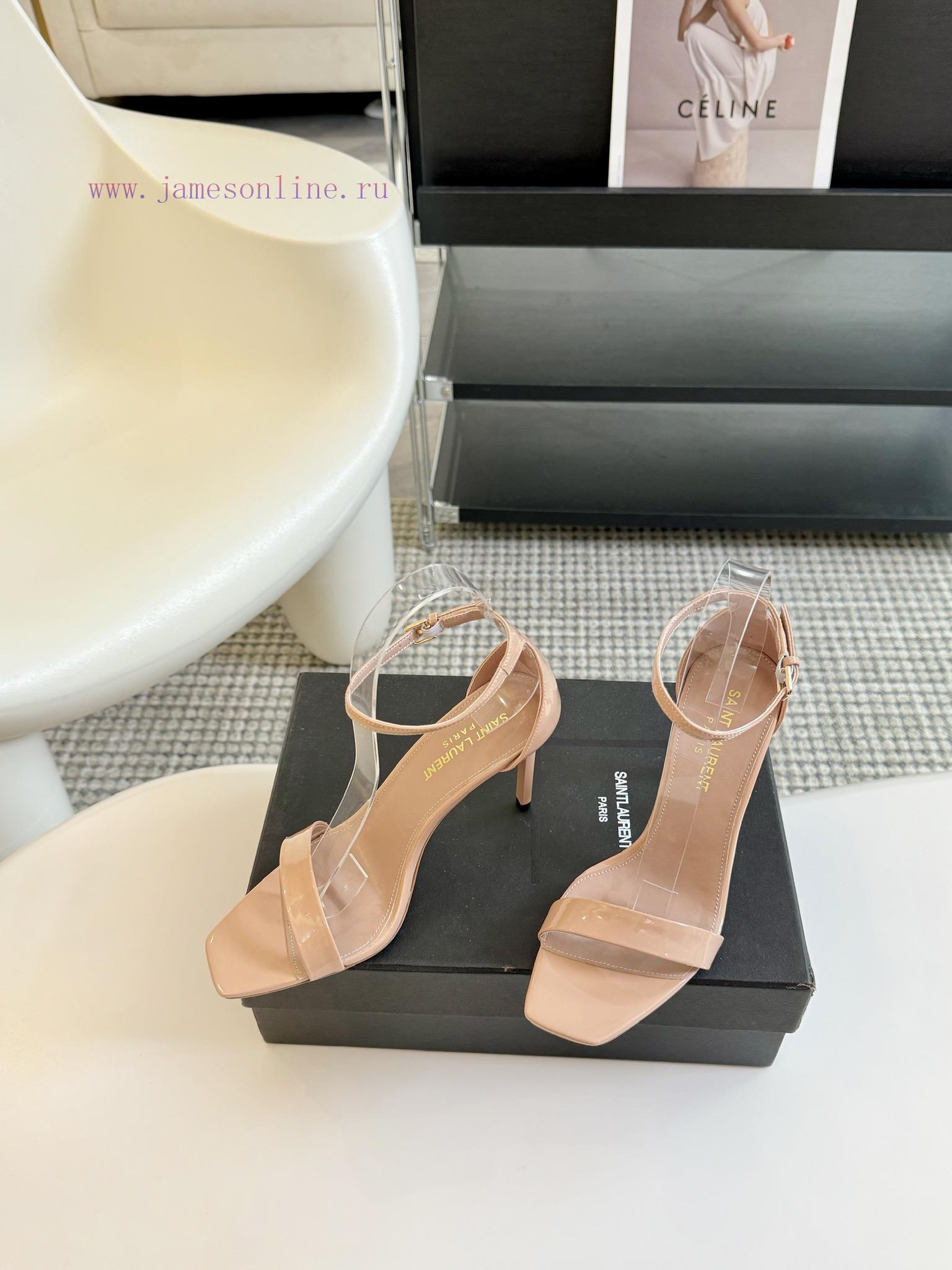 🫰YSL Saint Laurent Square Toe High HeelsOnly YSL Understands Women's Hearts The Most 🧡 Not Acce pausvs24 - Image 4