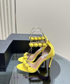 AlAIA Round Buckle Rivet High-heeled SandalsCountless Renowned Designers Regard Him As The 'Des 4z37w83v