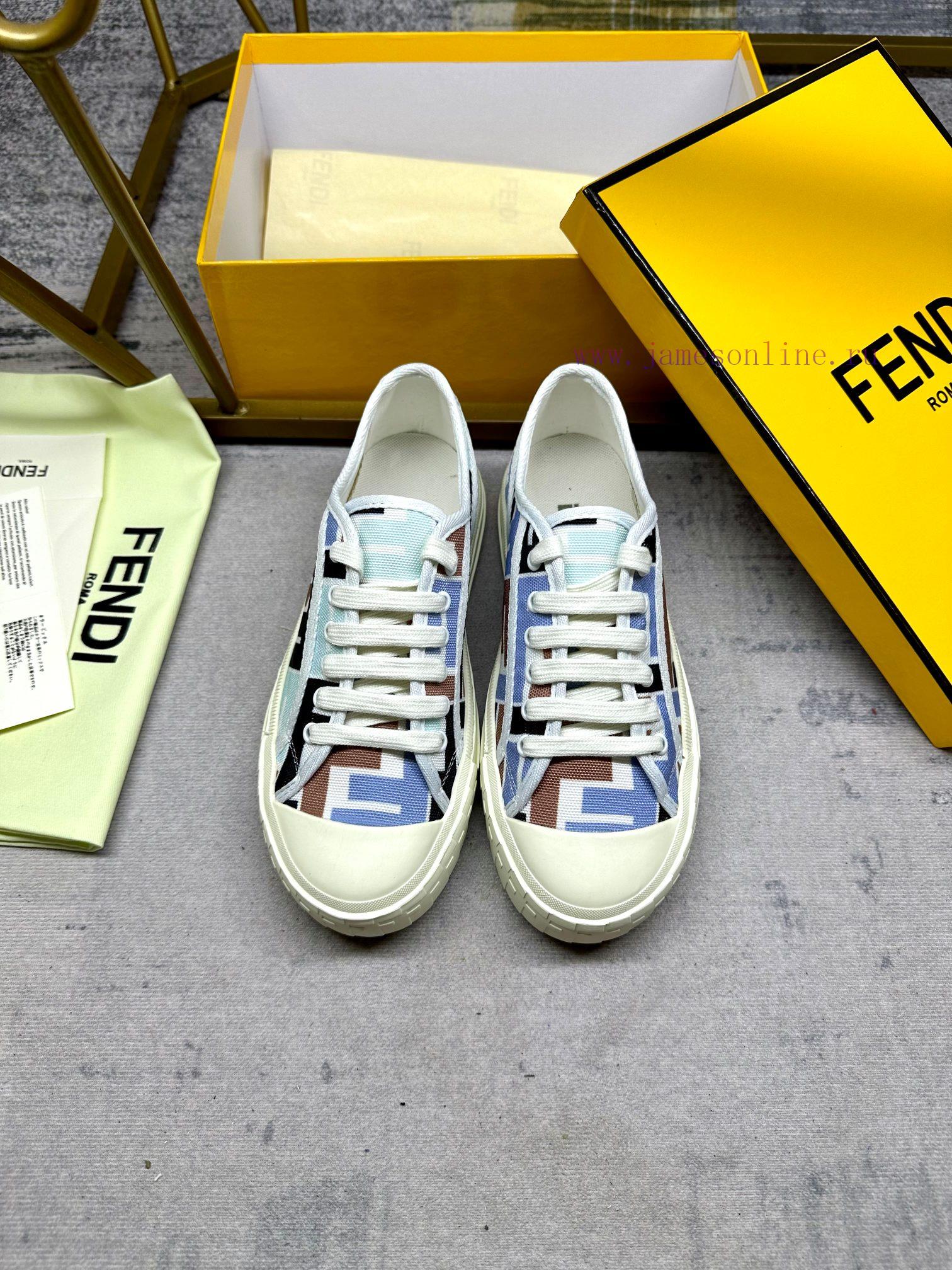 The Latest Popular FENDI Domino Canvas Shoes For Casual Sports - A New Must-have Style. This Sh tuaa87z3 - Image 3