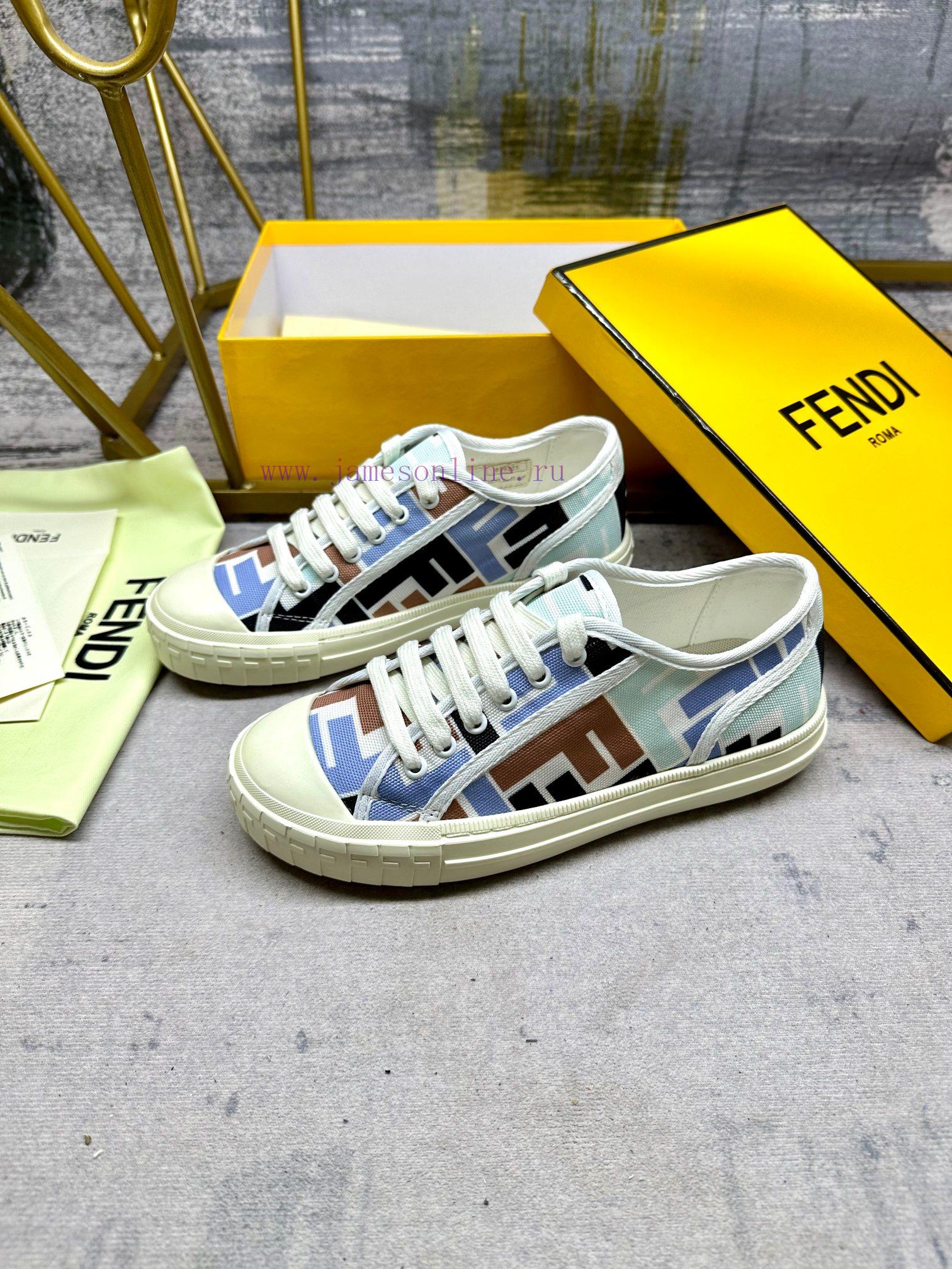 The Latest Popular FENDI Domino Canvas Shoes For Casual Sports - A New Must-have Style. This Sh tuaa87z3 - Image 4