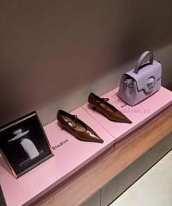 The MostMiu Miu Fashion 24 Spring/Summer New Collection Hollow High Heels Single ShoesThe Popul o0p4xkze