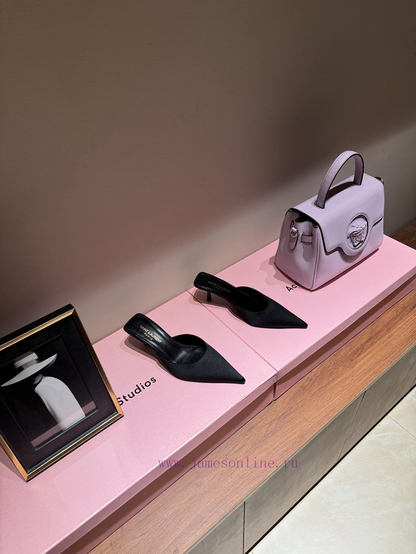 The Most2024 New Product Saint Laurent Paris Show UpdateSaint Laurent Pointed Toe HeelsThe Wood 8b1k0ngl
