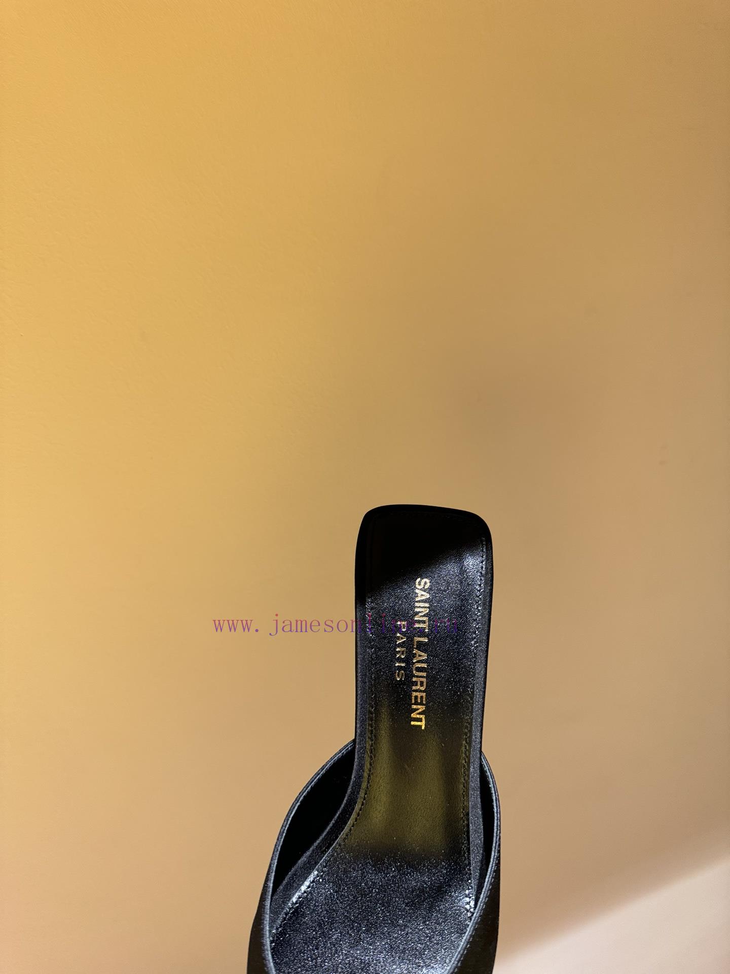 The Most2024 New Product Saint Laurent Paris Show UpdateSaint Laurent Pointed Toe HeelsThe Wood 8b1k0ngl - Image 6