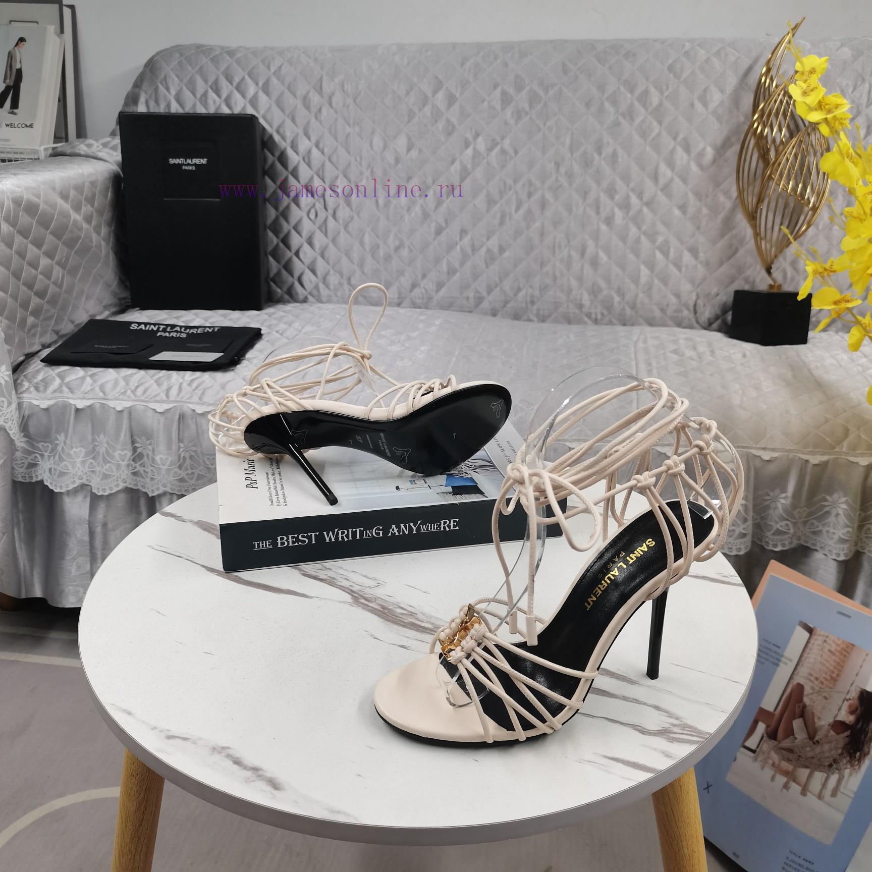 New Release - YSL Top Level2024 New Strap High-heeled SandalsPerfect Attention To DetailFoot Pa jet0xvdi - Image 7
