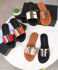 8-4 Tom Ford Flat Mop Comfortable To Wear Available In 6 Colors: Black Beige Orange Red Apricot 5tf8z604
