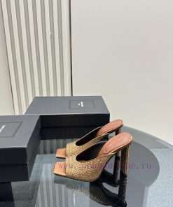 Synchronized Update: YSL Saint Laurent - SS2024 Summer New Product Fish Mouth Hot Diamond High 89wj6s21