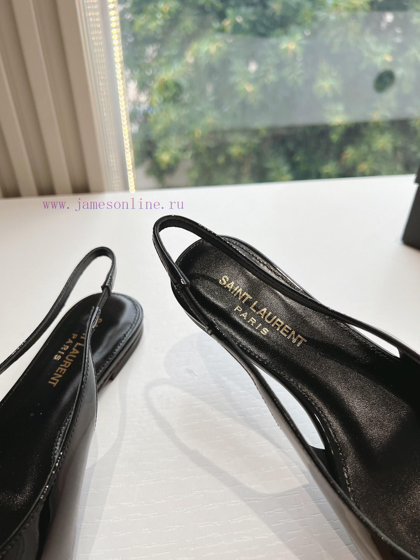 YSL Saint Laurent SAINT LAURENT 2024 Pointed Flat SandalsWho Loves These Retro Animal Patterned hveiu5xh - Image 10