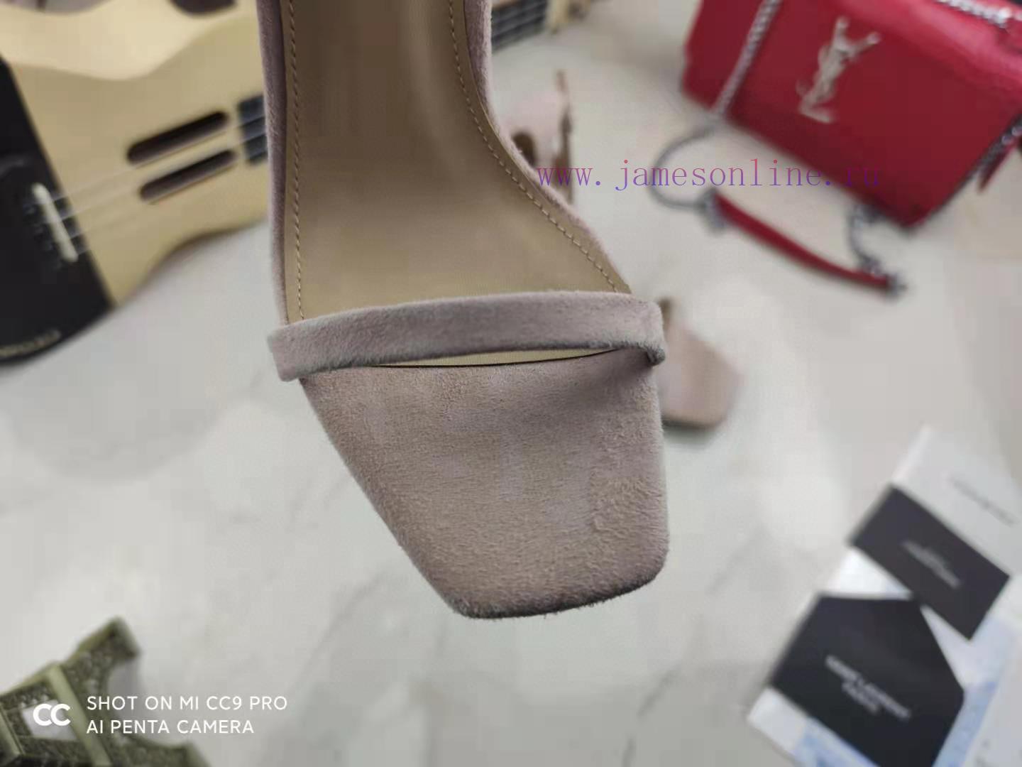 Classic Style Of RiceSAINT LAURENT YSL Letter Metal Buckle Baked Paint YSL Letter And High-heel ruvppatg - Image 5