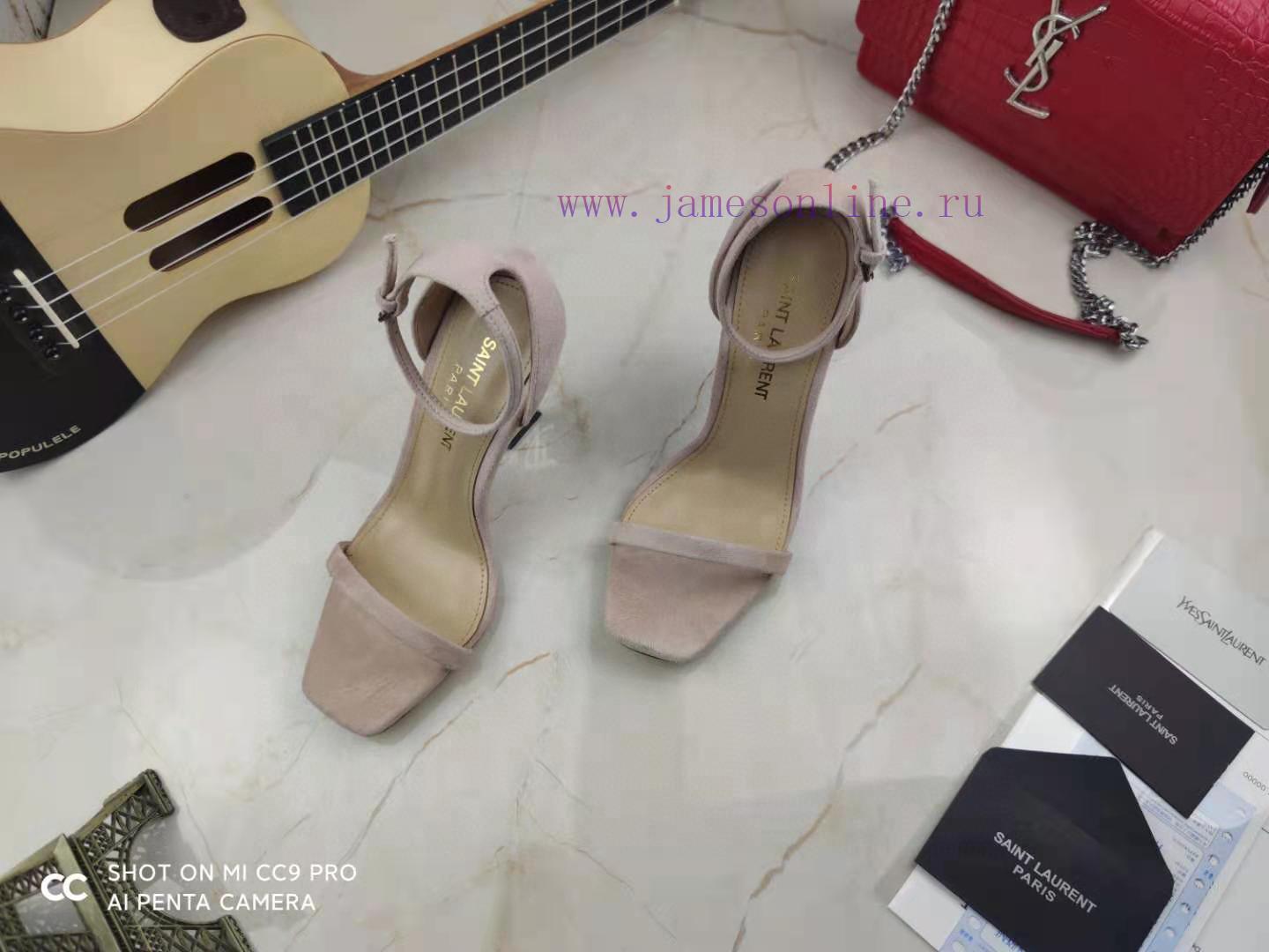 Classic Style Of RiceSAINT LAURENT YSL Letter Metal Buckle Baked Paint YSL Letter And High-heel ruvppatg - Image 10