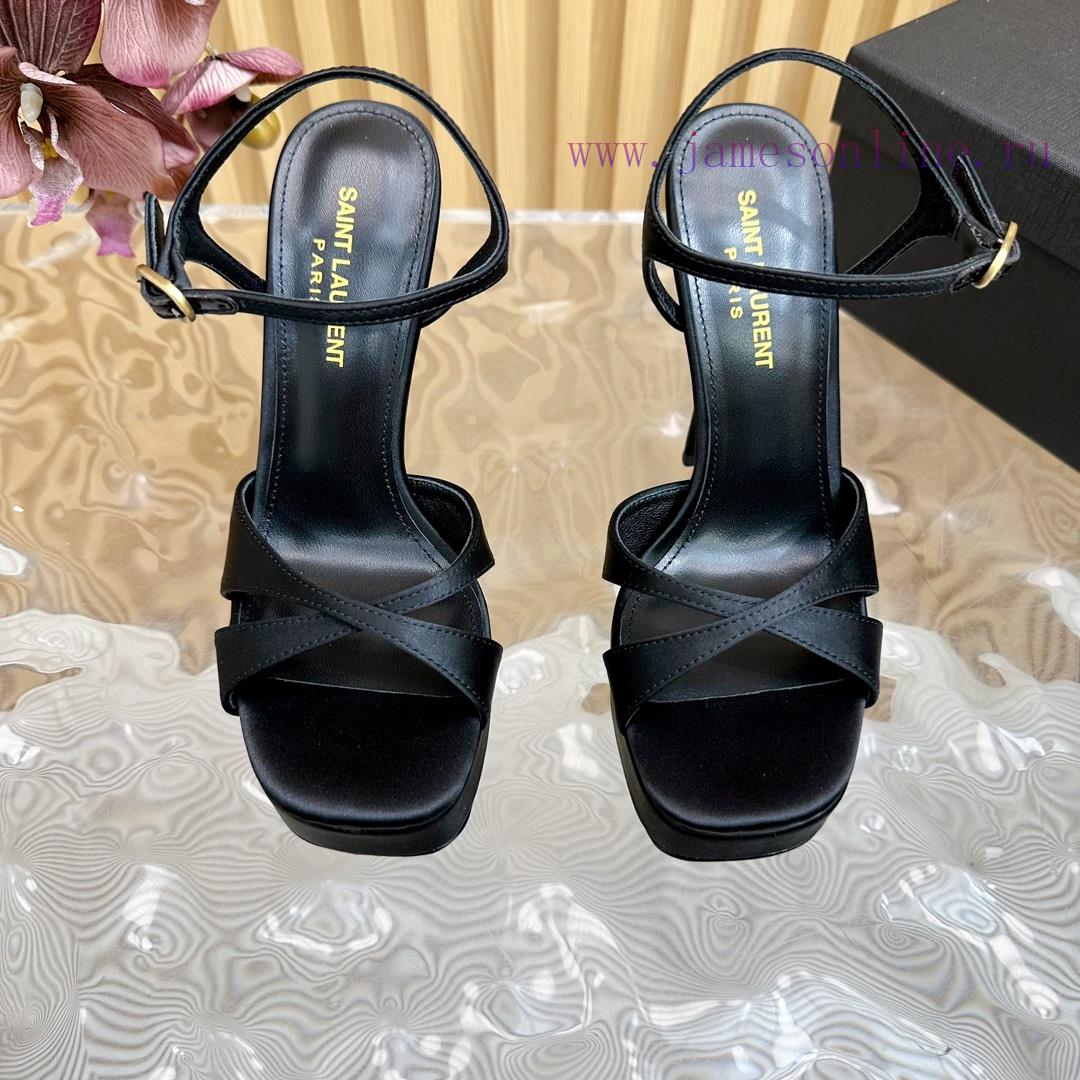 New YSL Saint Laurent - SS2024 Summer Fish Mouth High Heels New Fashion High Heels Sandals————— epqg4i9e - Image 6