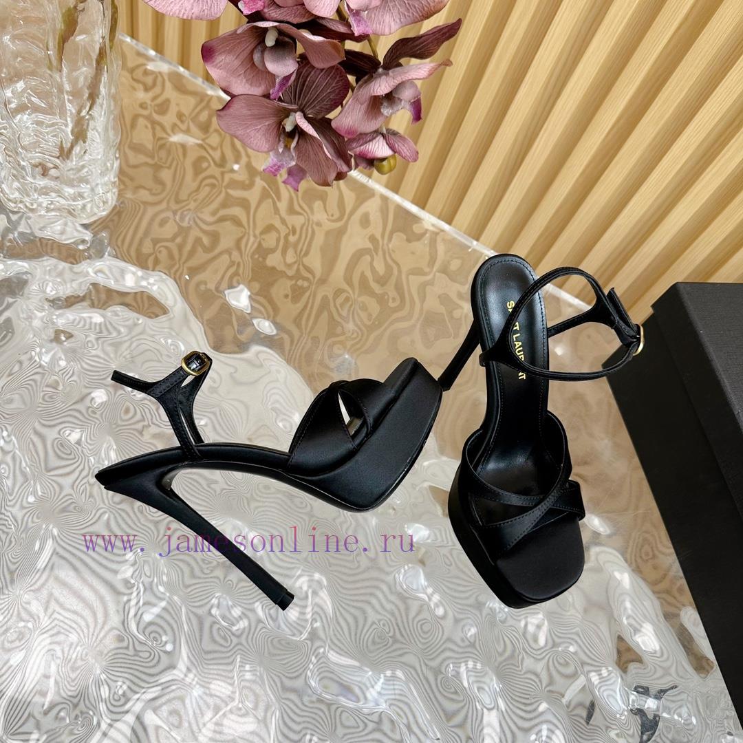 New YSL Saint Laurent - SS2024 Summer Fish Mouth High Heels New Fashion High Heels Sandals————— epqg4i9e - Image 10