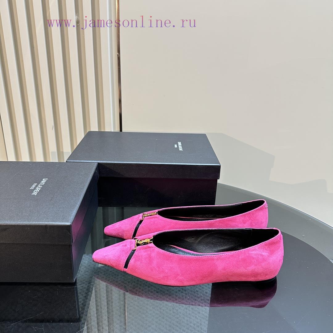 Top Quality Saint Laurent/Saint Laurent Lee Metal Buckle Single ShoesYSL Sister's Beautiful And nd9vphq2