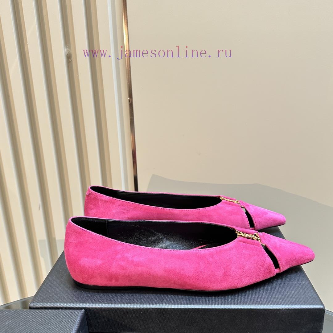 Top Quality Saint Laurent/Saint Laurent Lee Metal Buckle Single ShoesYSL Sister's Beautiful And nd9vphq2 - Image 6